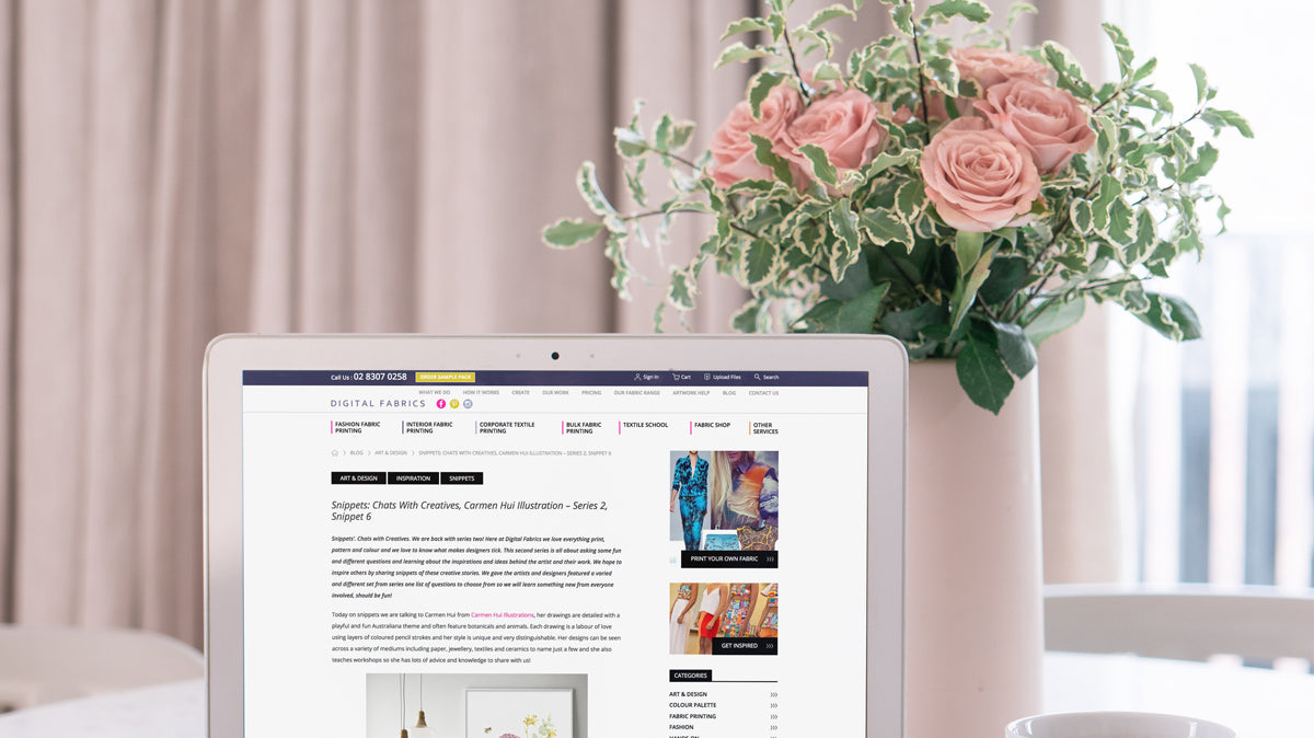 Creative Chats with Digital Fabrics