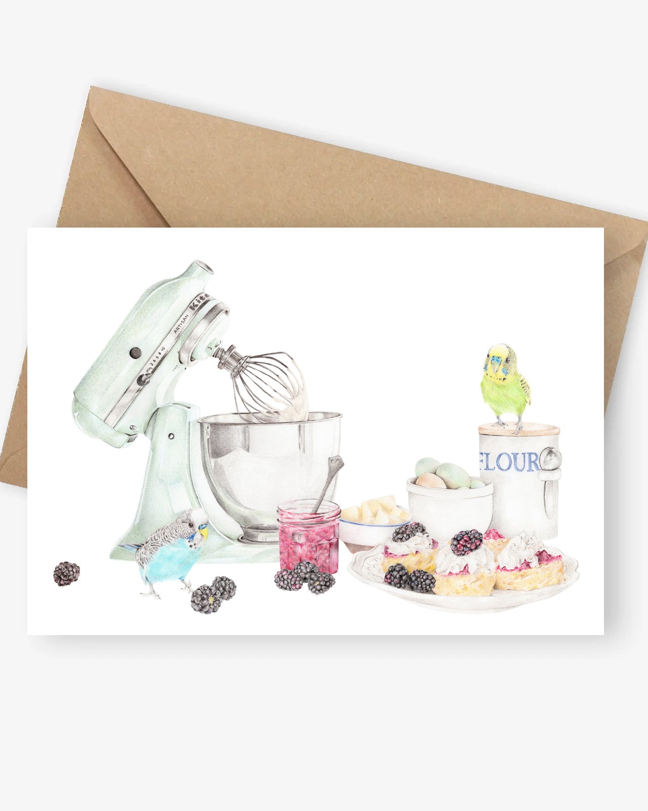 Budgies Bake Off Mothers Day Card