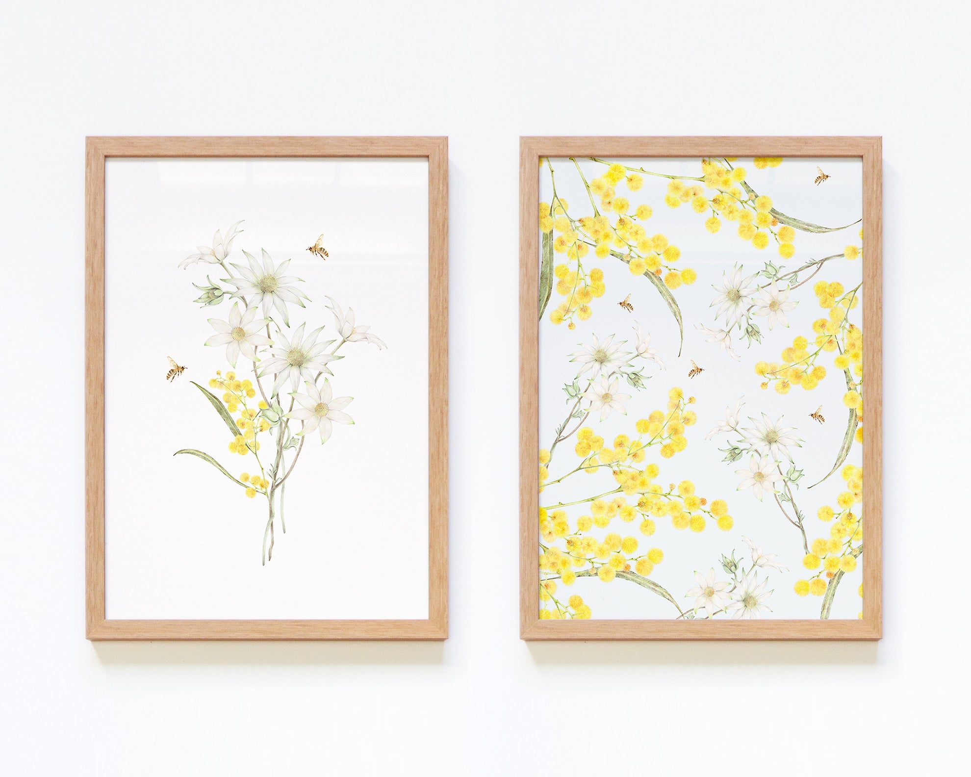 Cottage core inspired botanical art prints