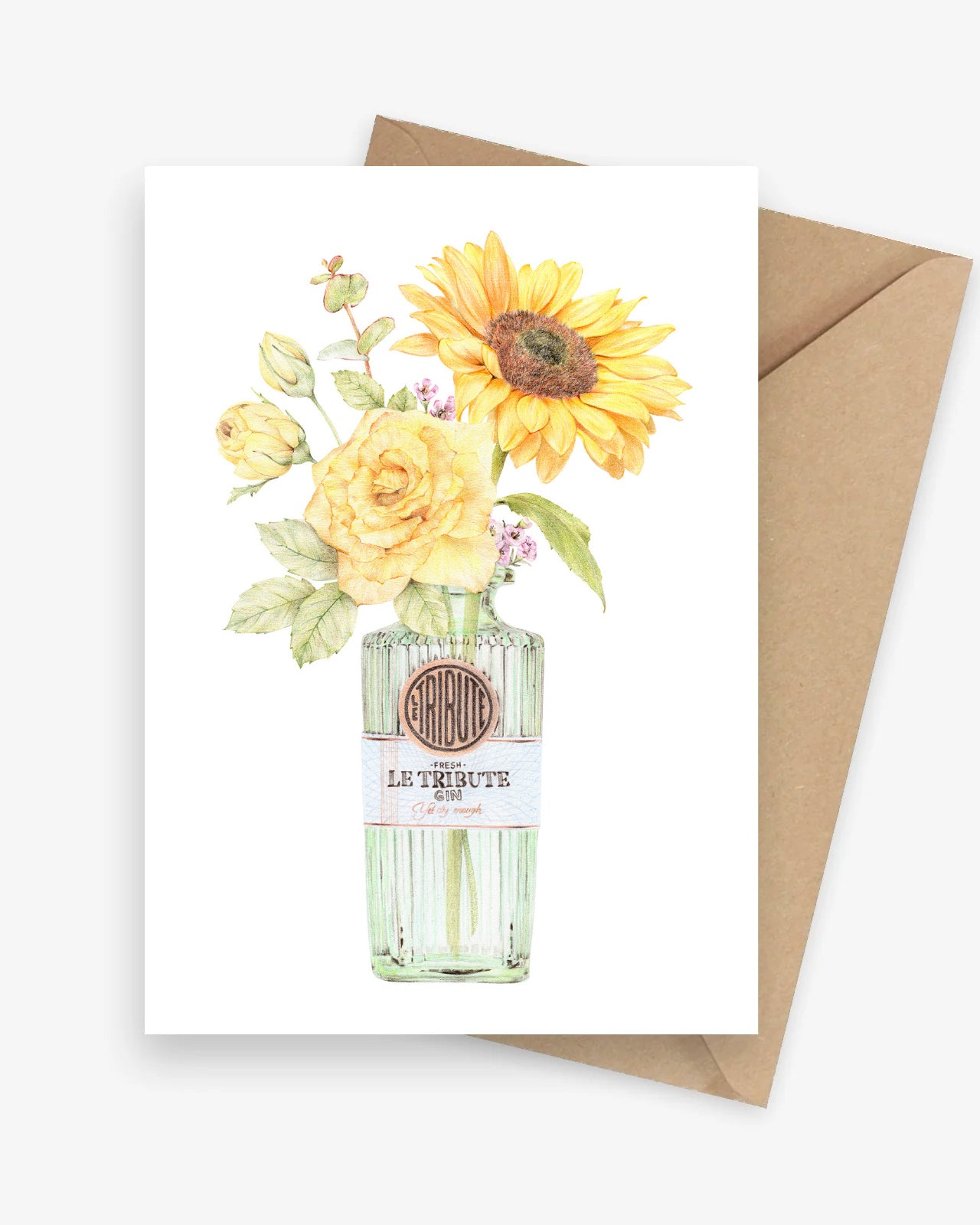 Freshly Picked Gin Congratulations Card