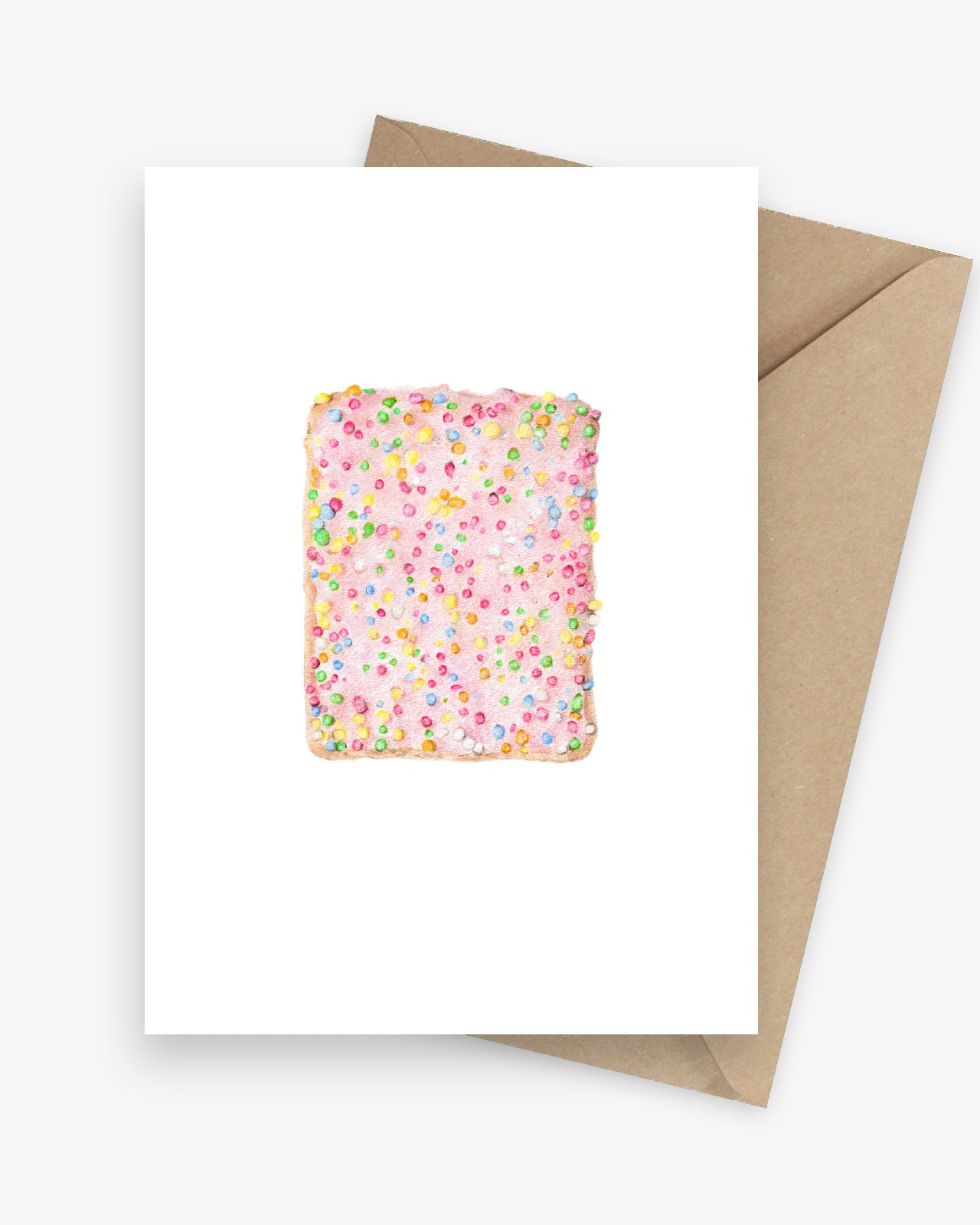 Hundreds and Thousands: Nostalgic Australian Childhood Snack Greeting Card