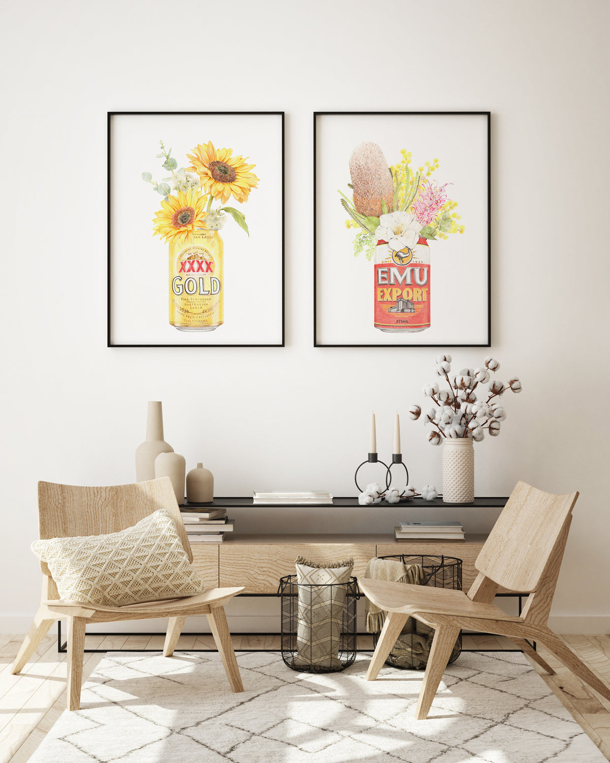 Classic Aussie beer wall art