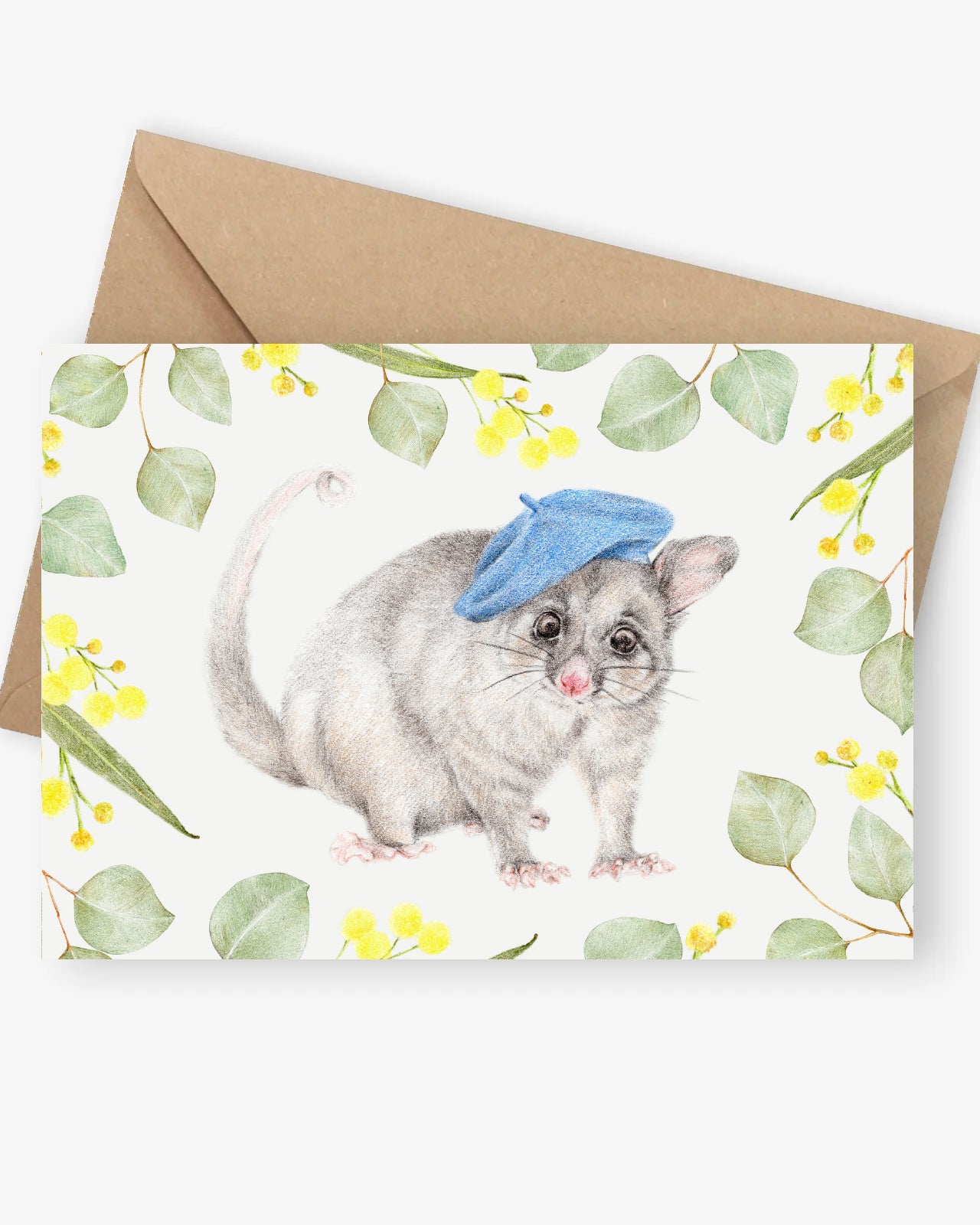 Best Dressed possum happy birthday card