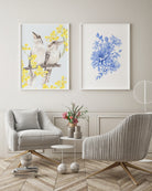 Botanica Blue | Hamptons Style Wall Art Set by Carmen Hui