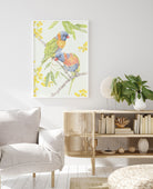 Australian interior art featuring native Rainbow Lorikeets