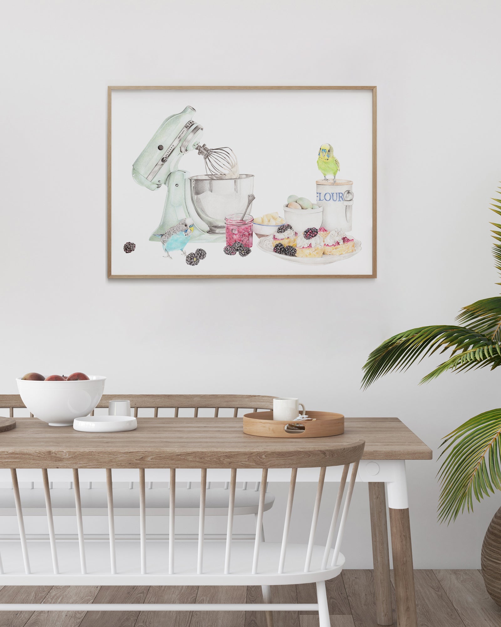 Kitchen wall art perfect for home bakers