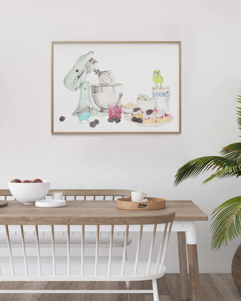 Kitchen wall art perfect for home bakers