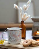 Cockatoo Garden enamel mug-Carmen Hui