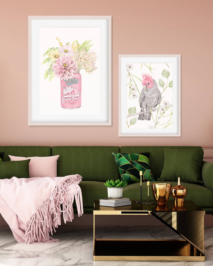 Beautiful framed home artwork for any new lounge room