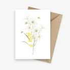 Flannel with Wattles Australian Native Botanical Greeting Card