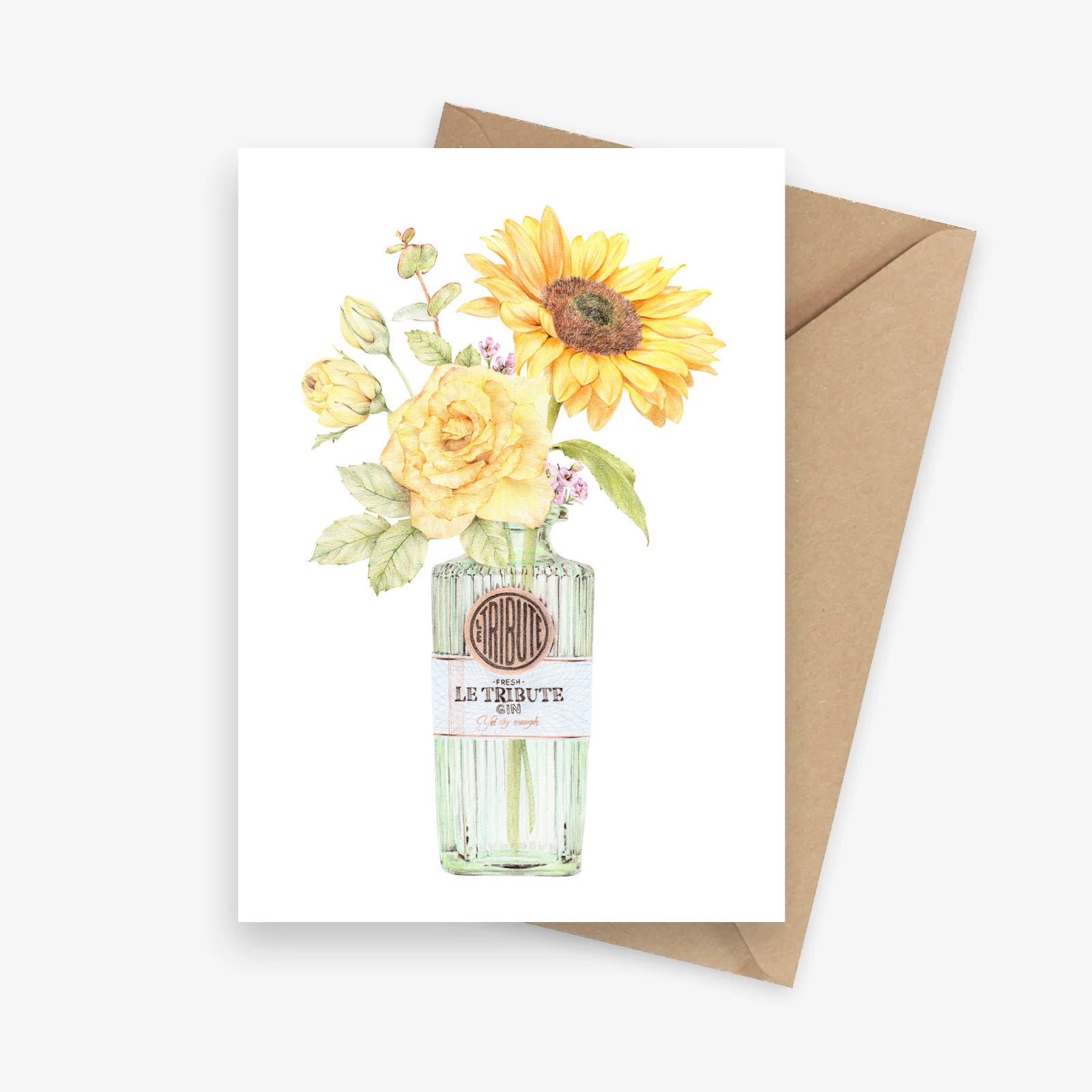 Freshly Picked Gin Congratulations Card