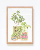 Italian Tomato, Olive Oil and Tuna Framed Art Print