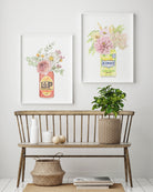 Botanical prints for neutral homes