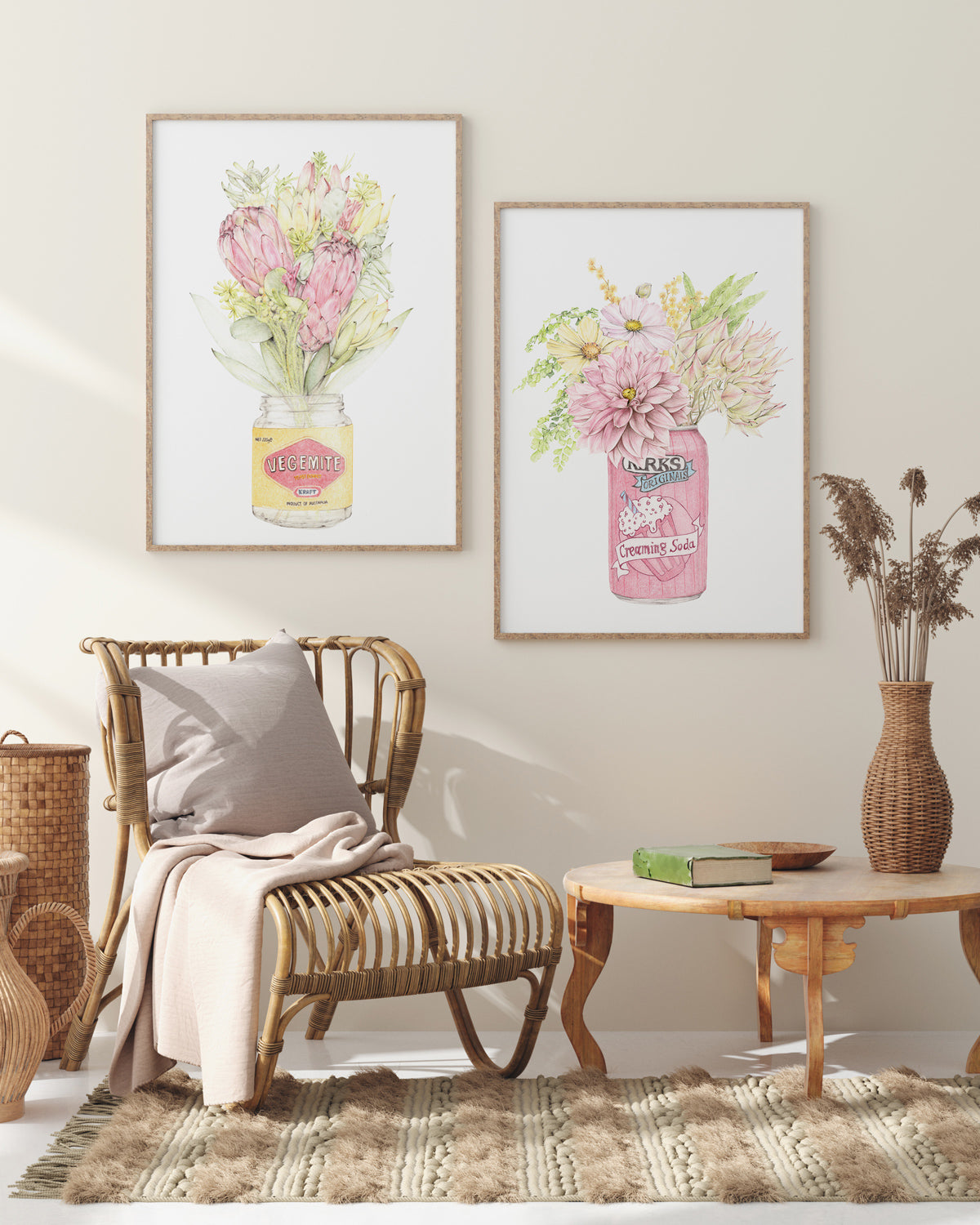 Modern Australian botanical art prints