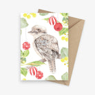 Kookaburra Merry Christmas Card | Australian native bird