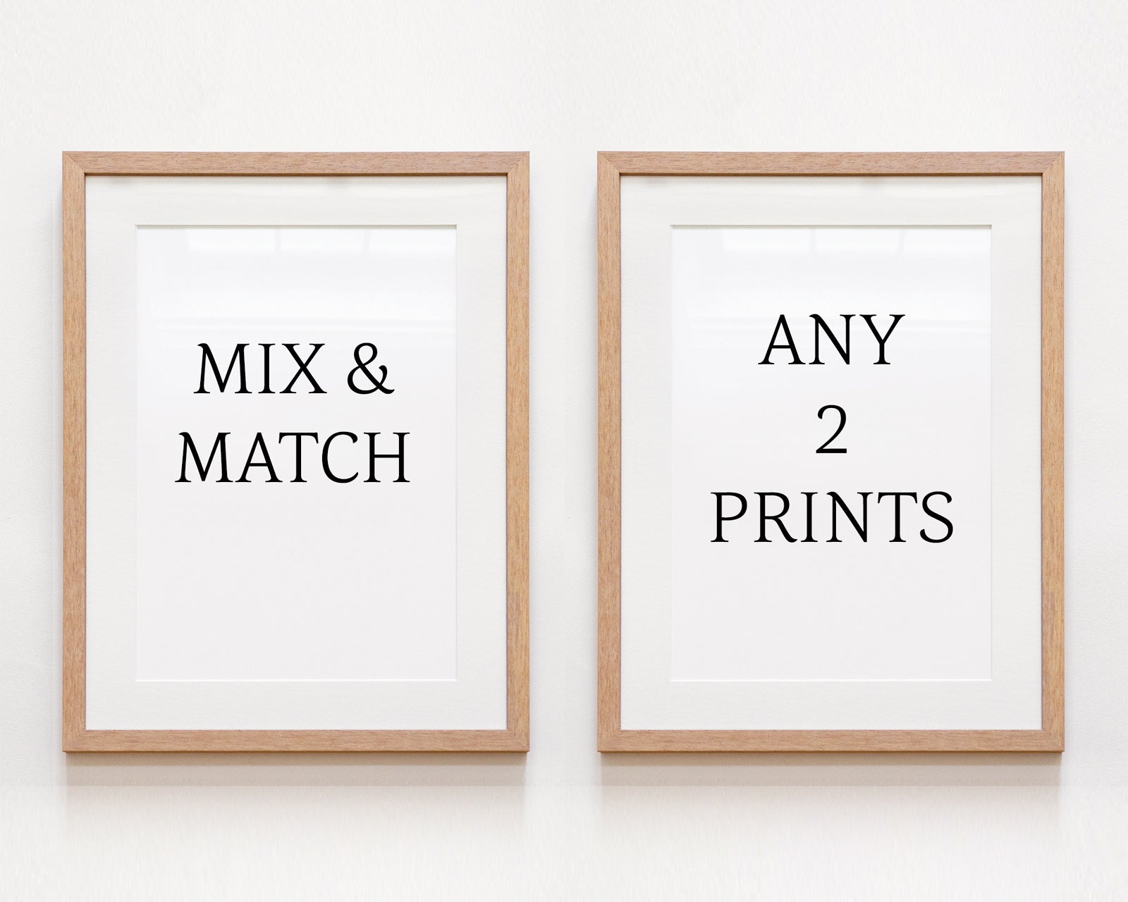 Bundle buy - choose your own 2 framed art