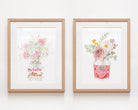 Set of 2 Kitchen Wall Art With Botanicals