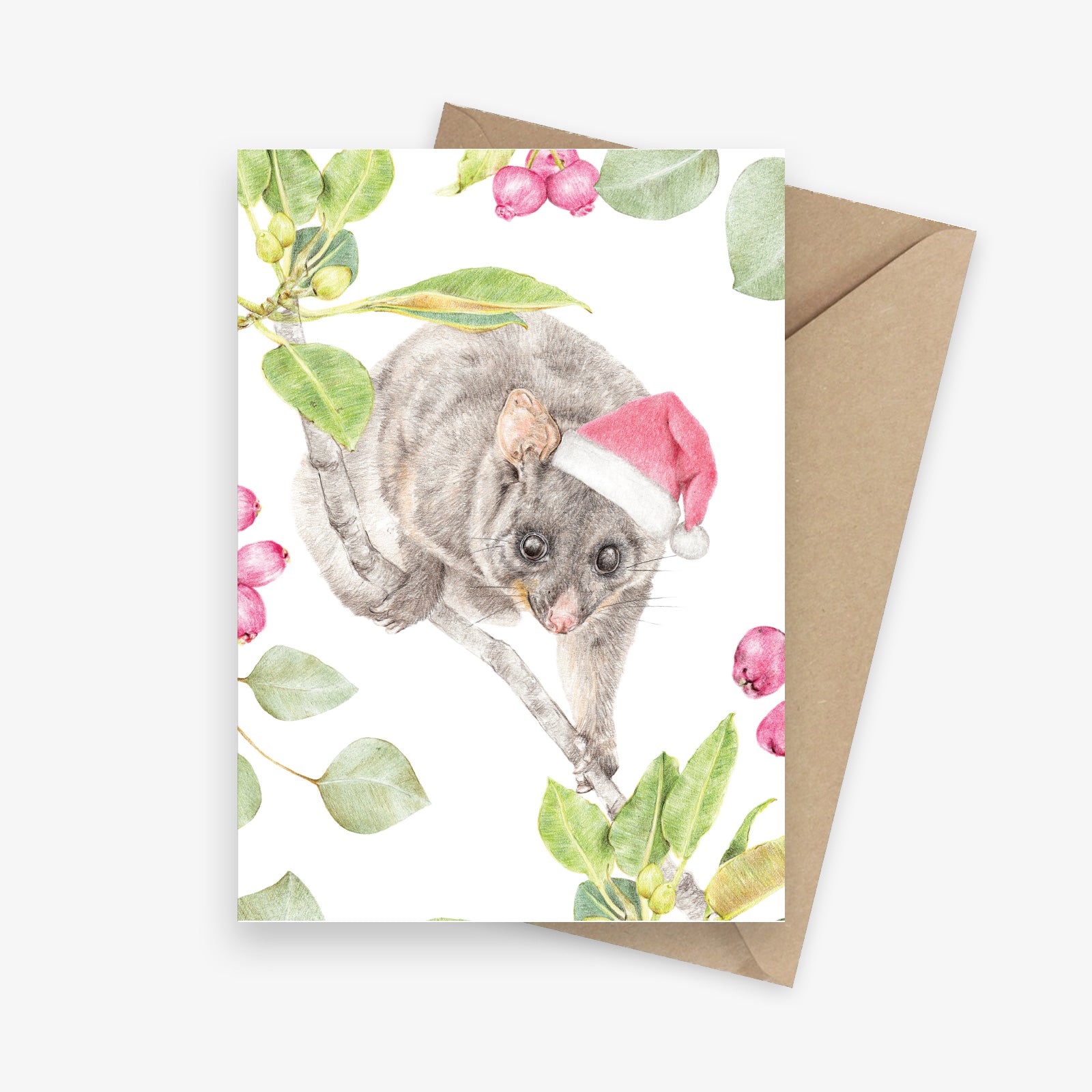 Possum Christmas Greeting Card | Australian Animal