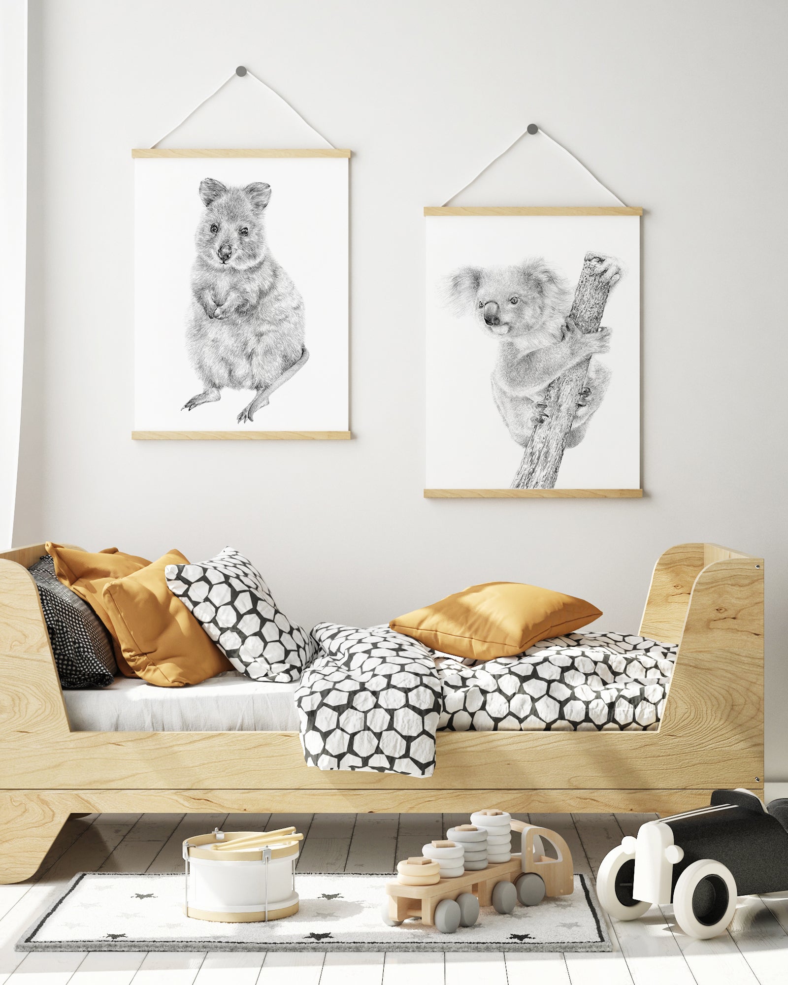 Thomas the Koala  Australian Animal Art Print – Carmen Hui Art