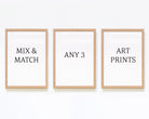 Set of 3 framed wall art-choose your own