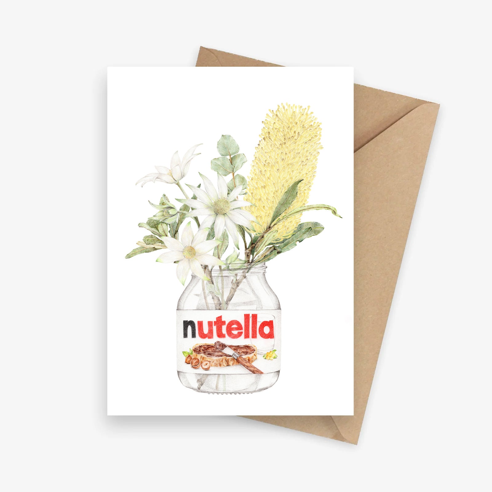 Sweet Tooth Nutella Birthday Card
