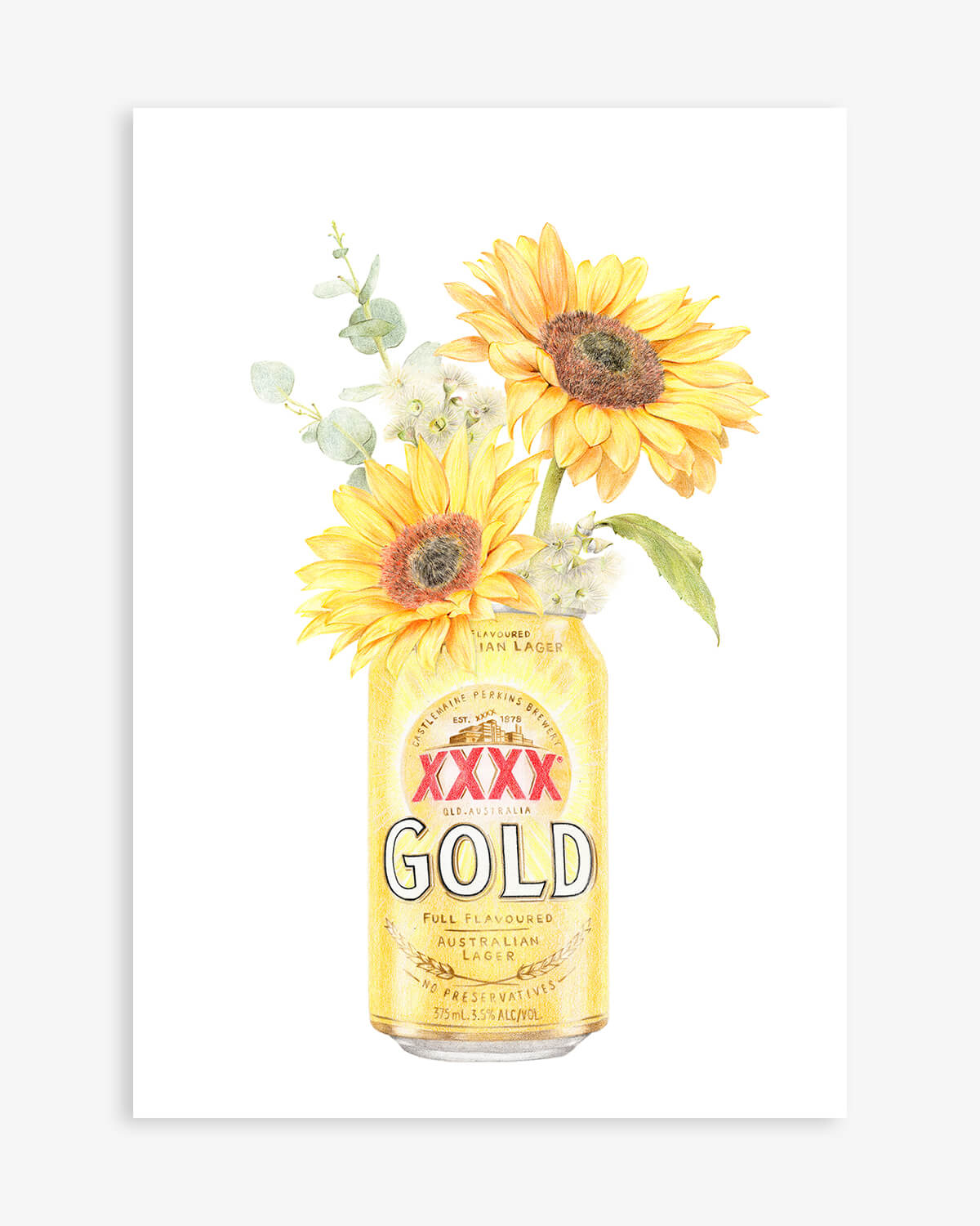 XXXX Gold Classic Australian Beer Art